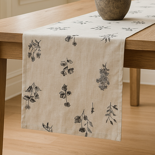 Fleur Cotton Table Runner