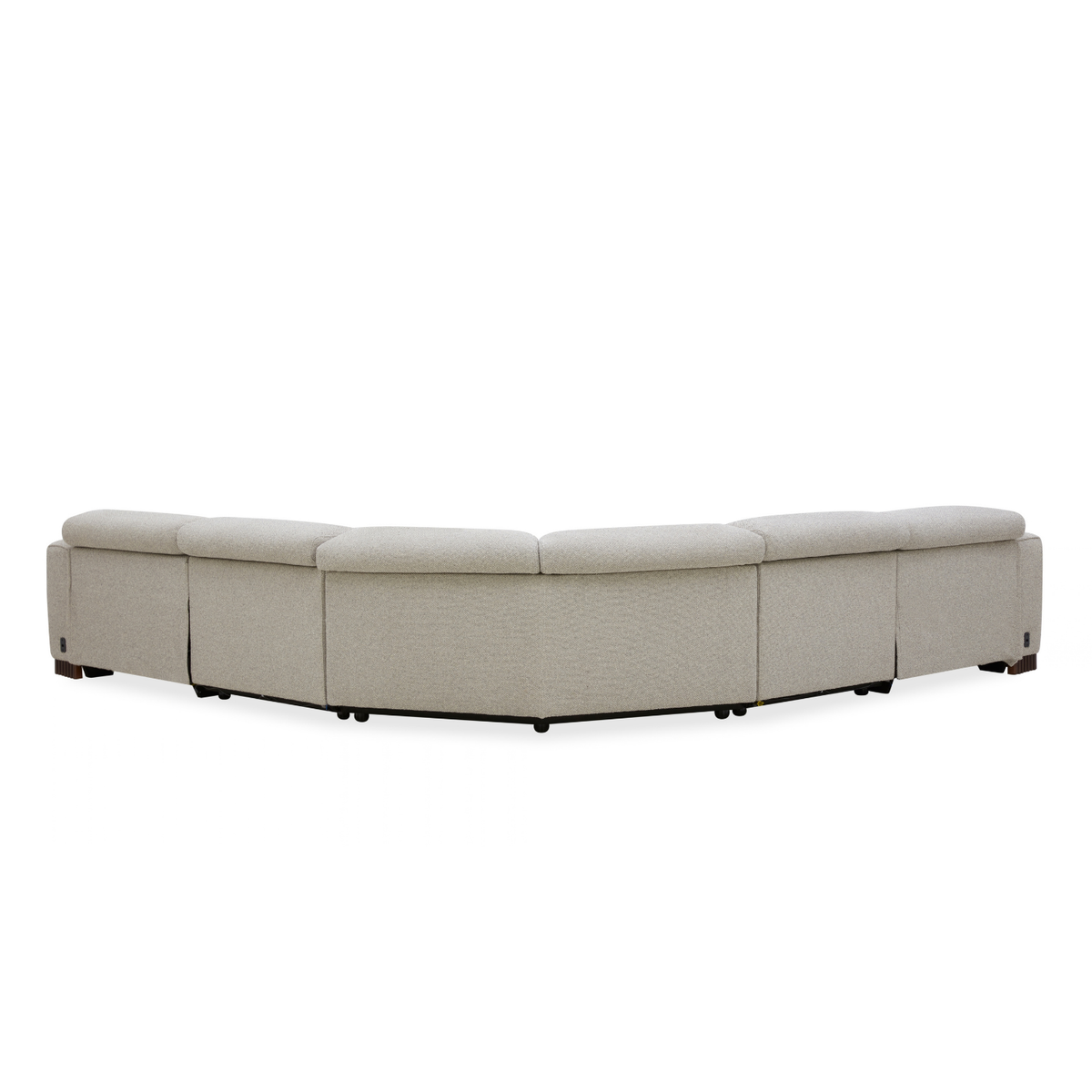 Lacombe Reclining 5pc L-Shape Sectional - Tasmin Granite