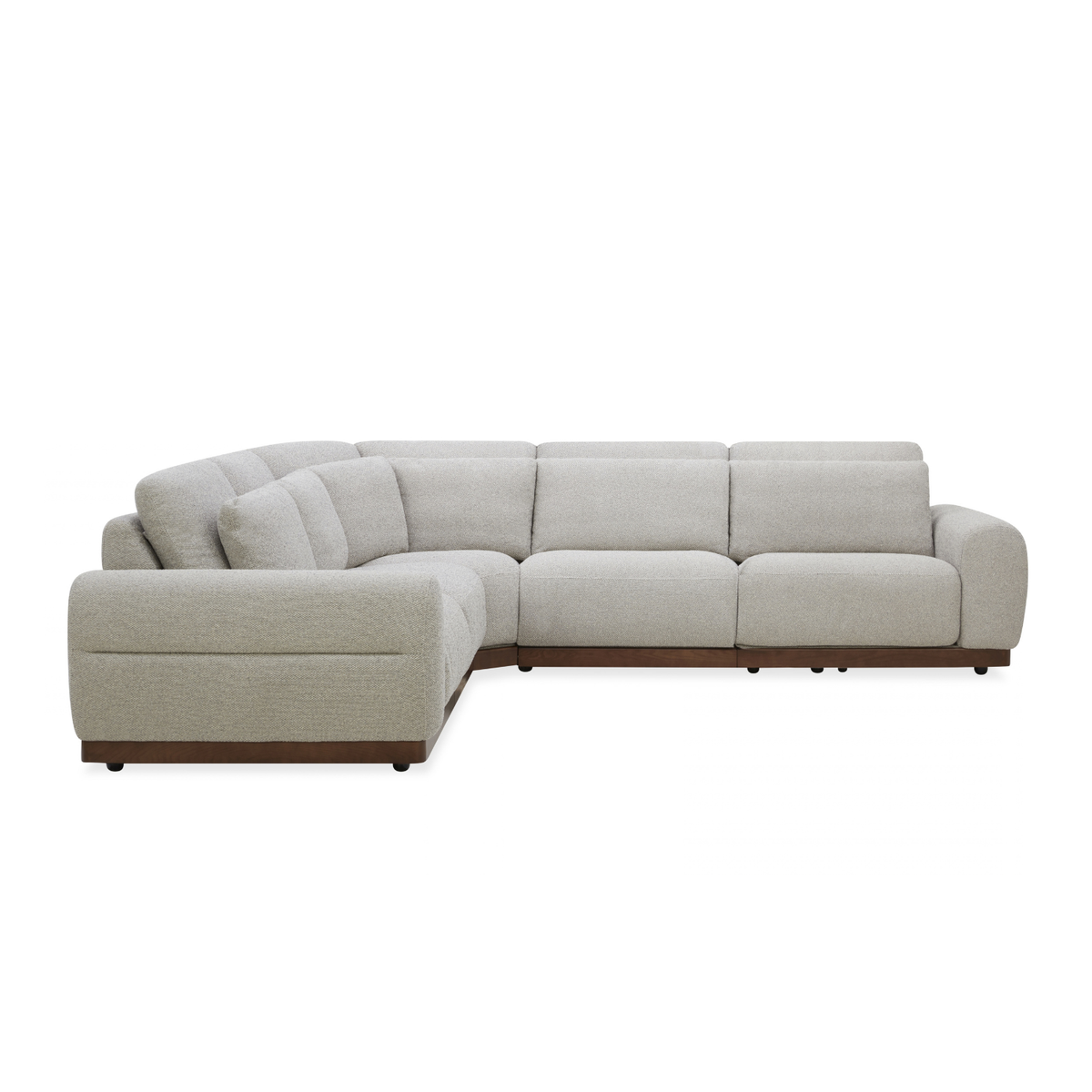 Westmount Reclining 5pc L-Shape Sectional - Tasmin Granite