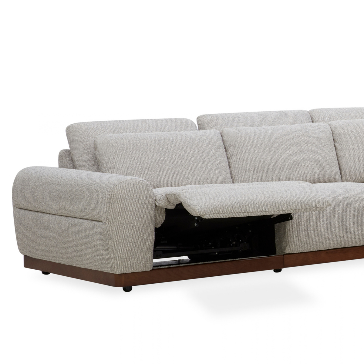 Westmount Reclining 5pc L-Shape Sectional - Tasmin Granite
