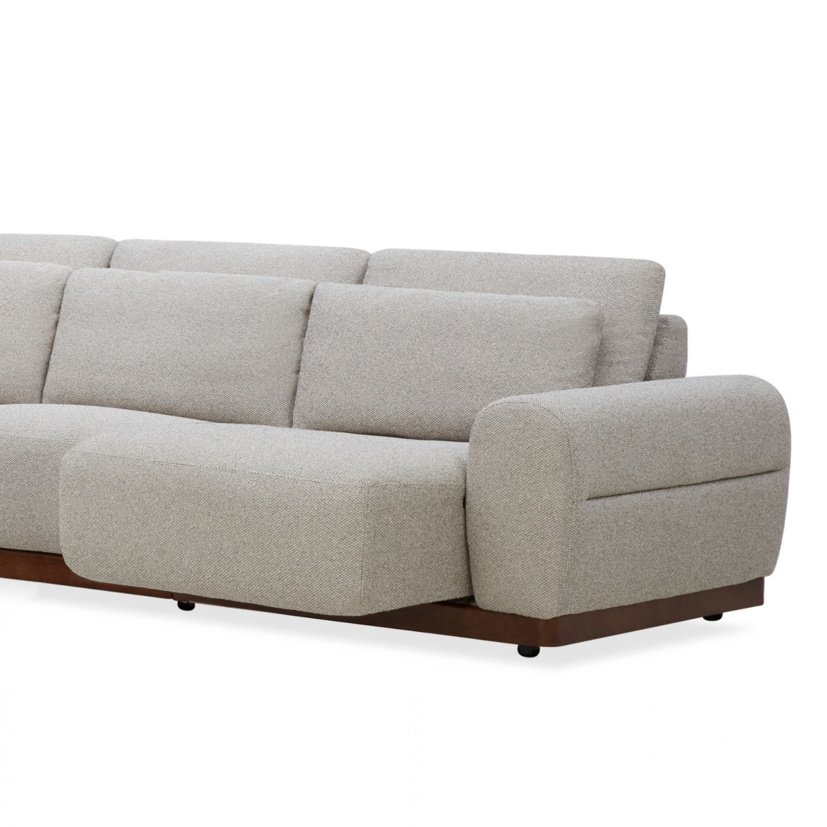 Westmount Reclining 5pc L-Shape Sectional - Tasmin Granite