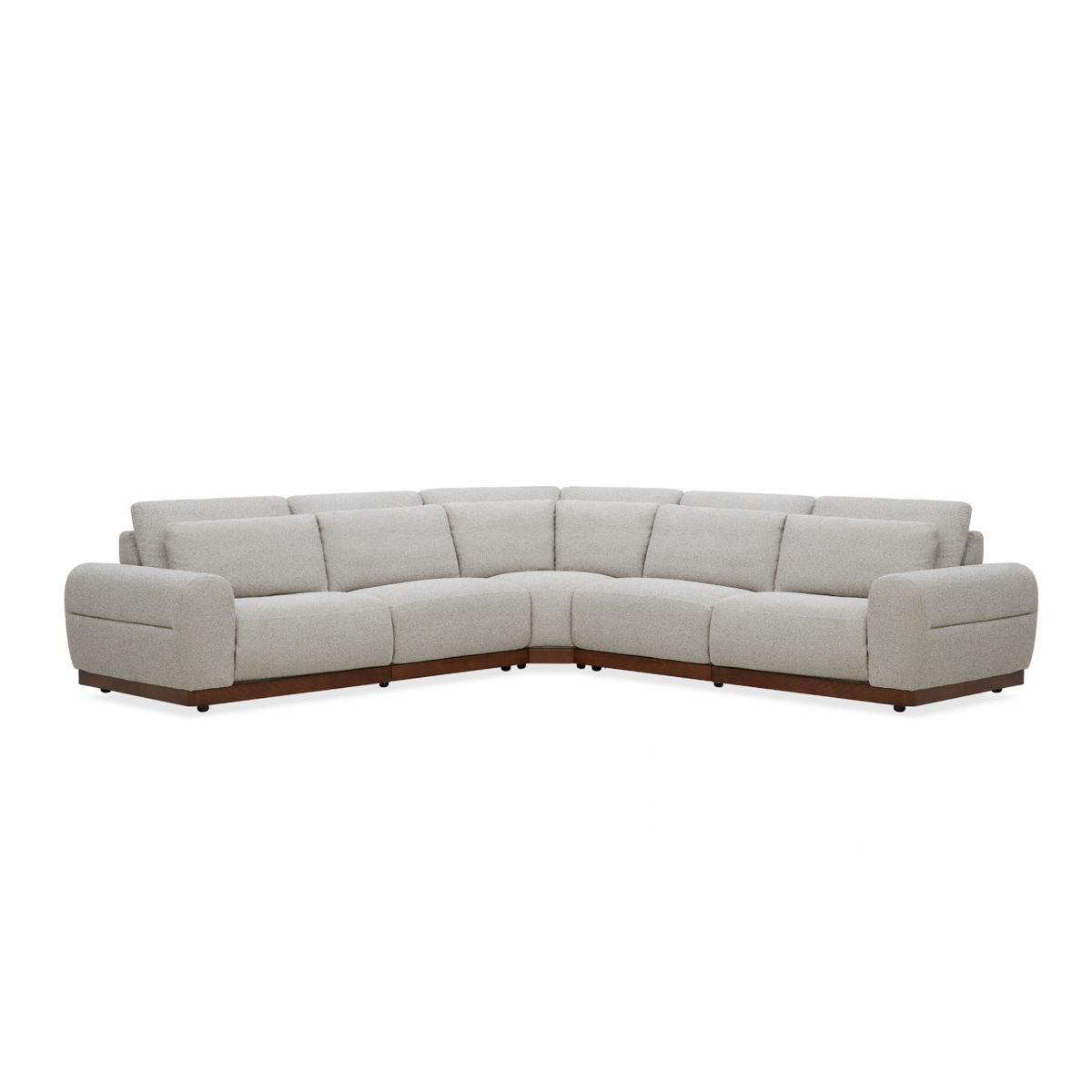 Westmount Reclining 5pc L-Shape Sectional - Tasmin Granite