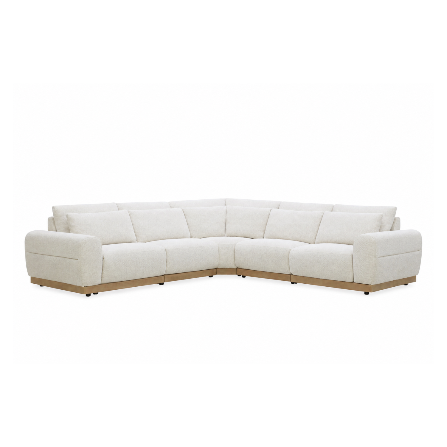 Westmount Reclining 5pc L-Shape Sectional - Tasmin Linen