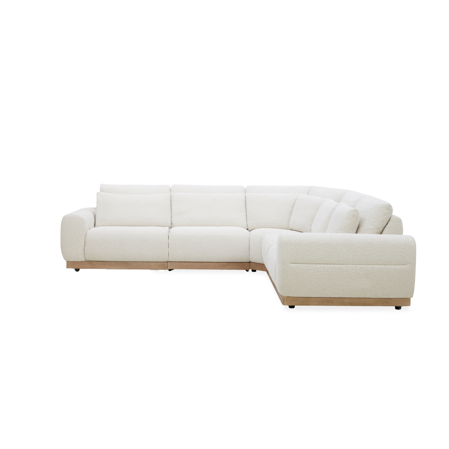 Westmount Reclining 5pc L-Shape Sectional - Tasmin Linen