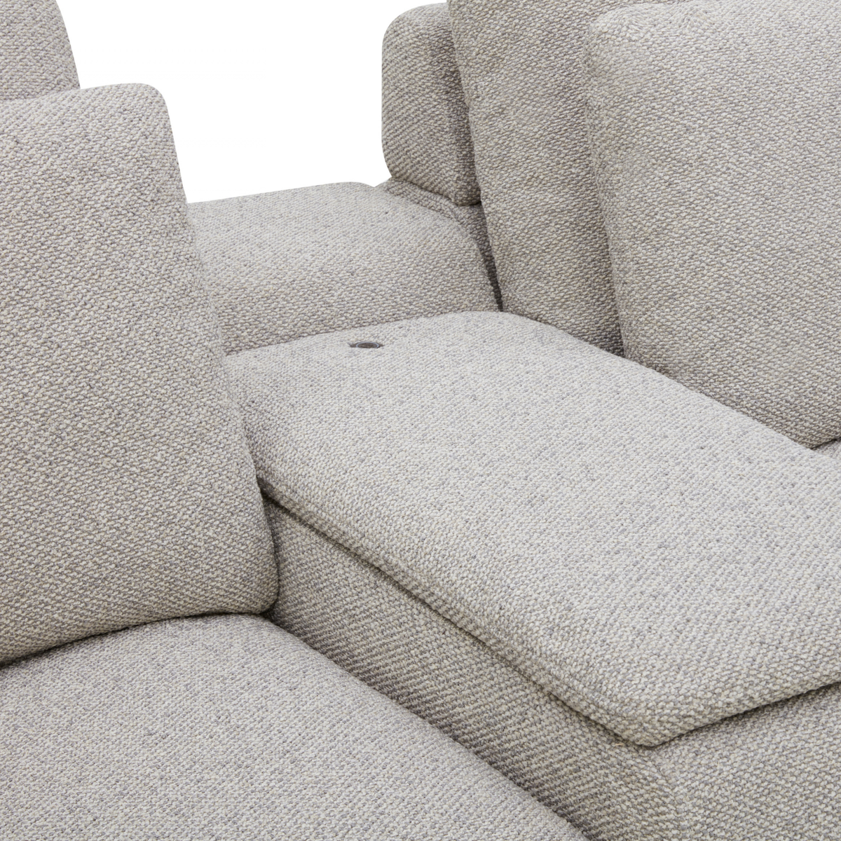 Westmount Reclining 6pc L-Shape Sectional - Tasmin Granite