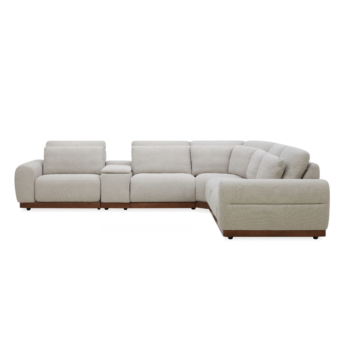 Westmount Reclining 6pc L-Shape Sectional - Tasmin Granite