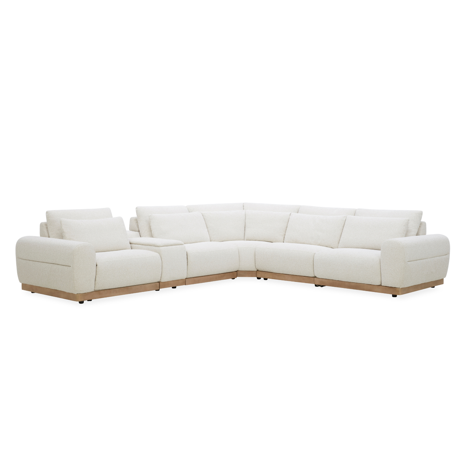 Westmount Reclining 6pc L-Shape Sectional - Tasmin Linen