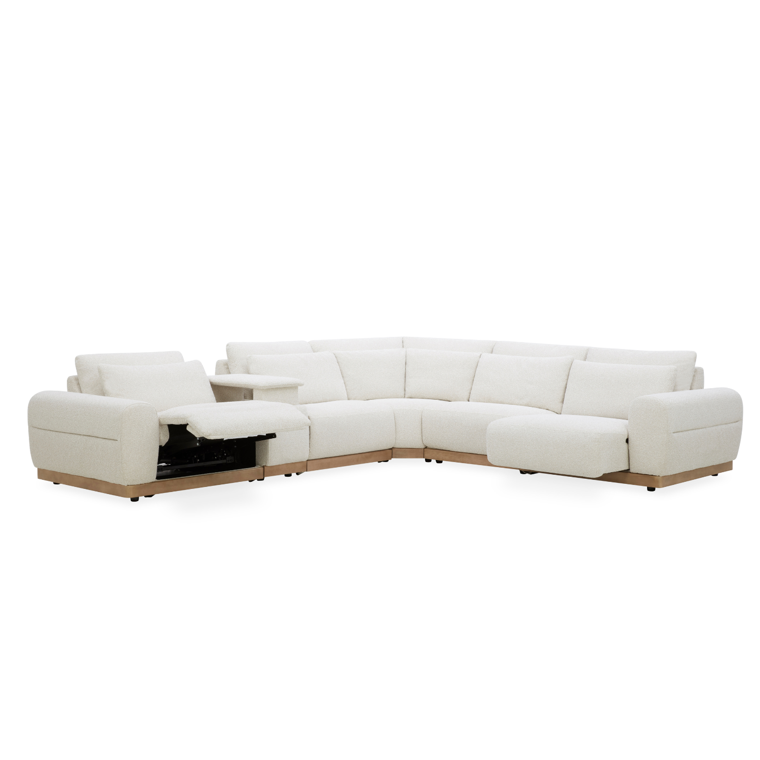 Westmount Reclining 6pc L-Shape Sectional - Tasmin Linen