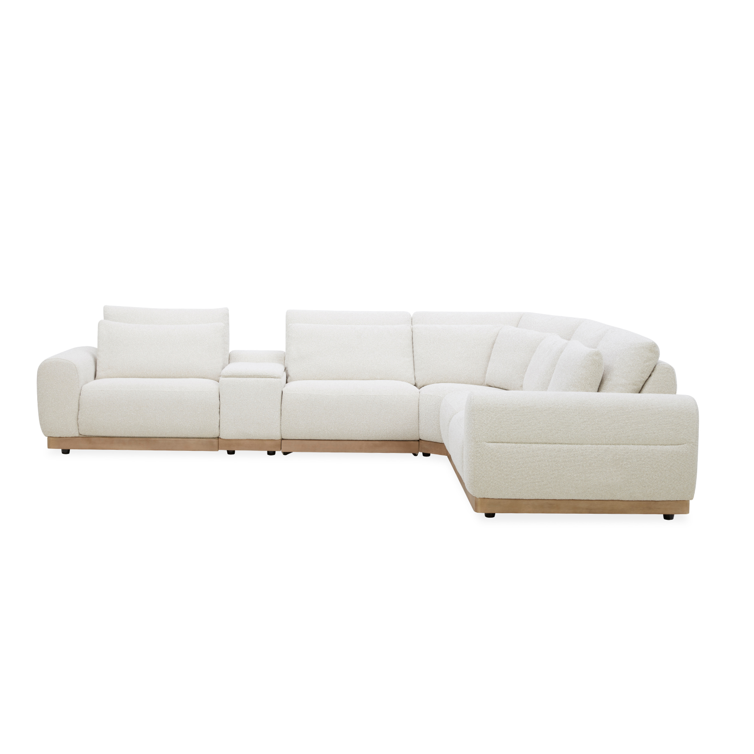 Westmount Reclining 6pc L-Shape Sectional - Tasmin Linen