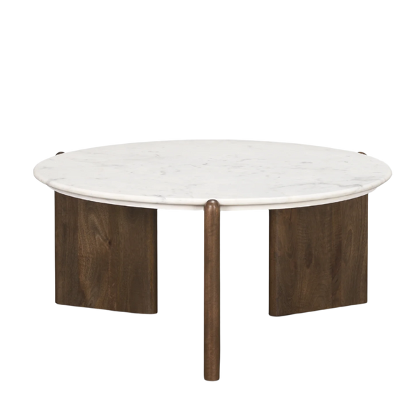 Trois-Rivieres Espresso Marble Coffee Table