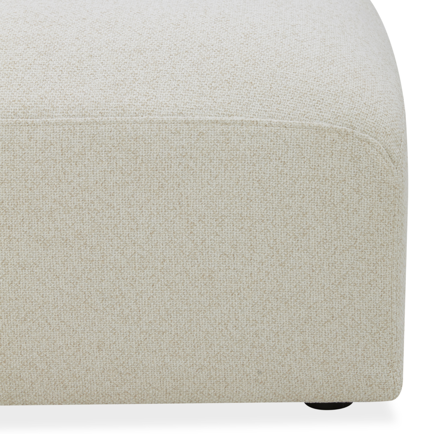 Aspen Ottoman - Linen Weave