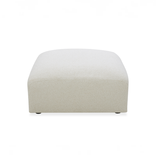 Aspen Ottoman - Linen Weave