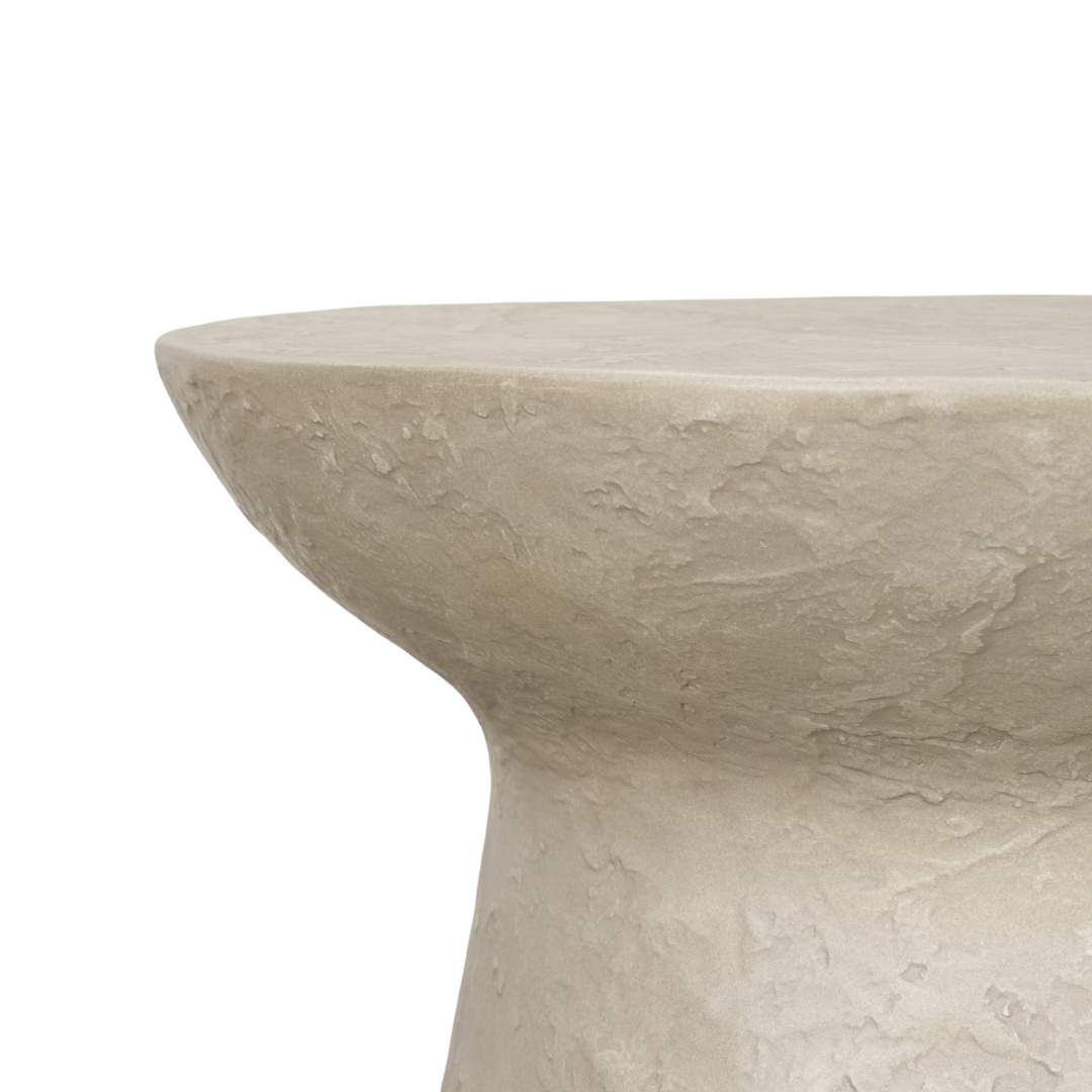 Driftstone Pillar Concrete Side Table