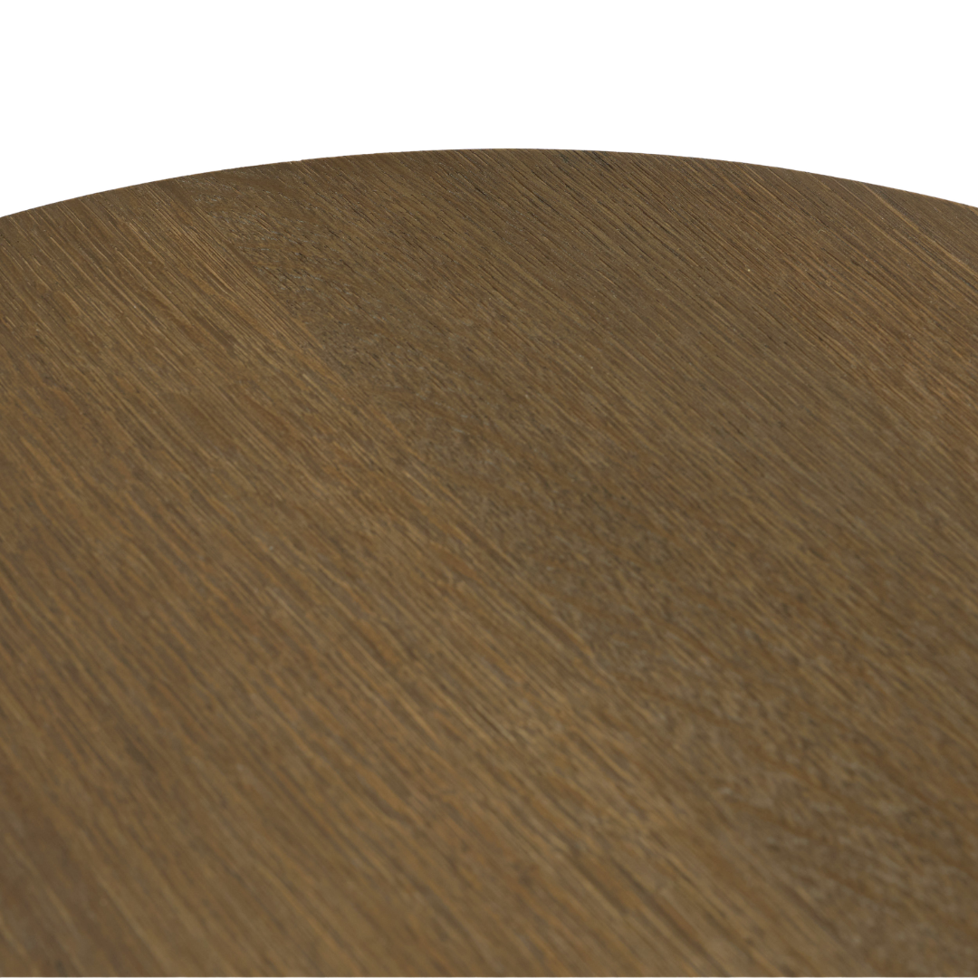Noma Pedestal Wood 20" Side Table