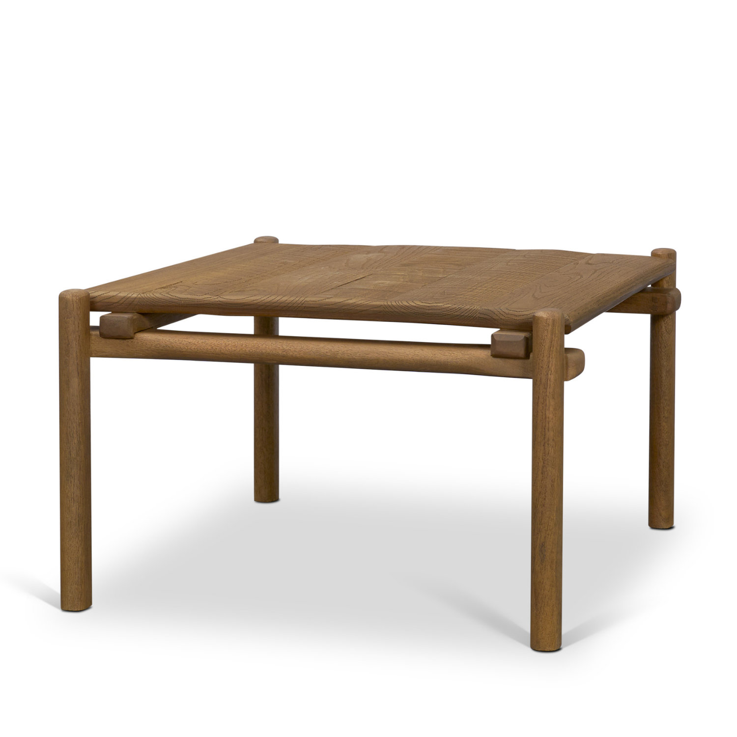 Birk Wood 28" Square Coffee Table - Natural