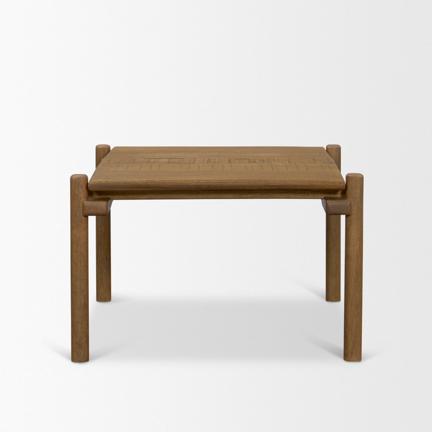 Birk Wood 28" Square Coffee Table - Natural