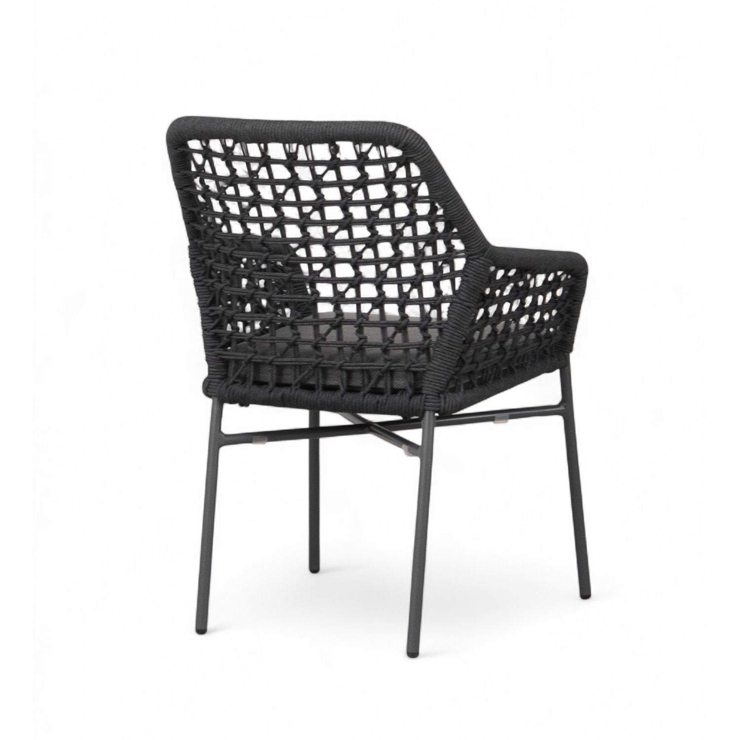 Marlee Dining Arm Chair - Charcoal