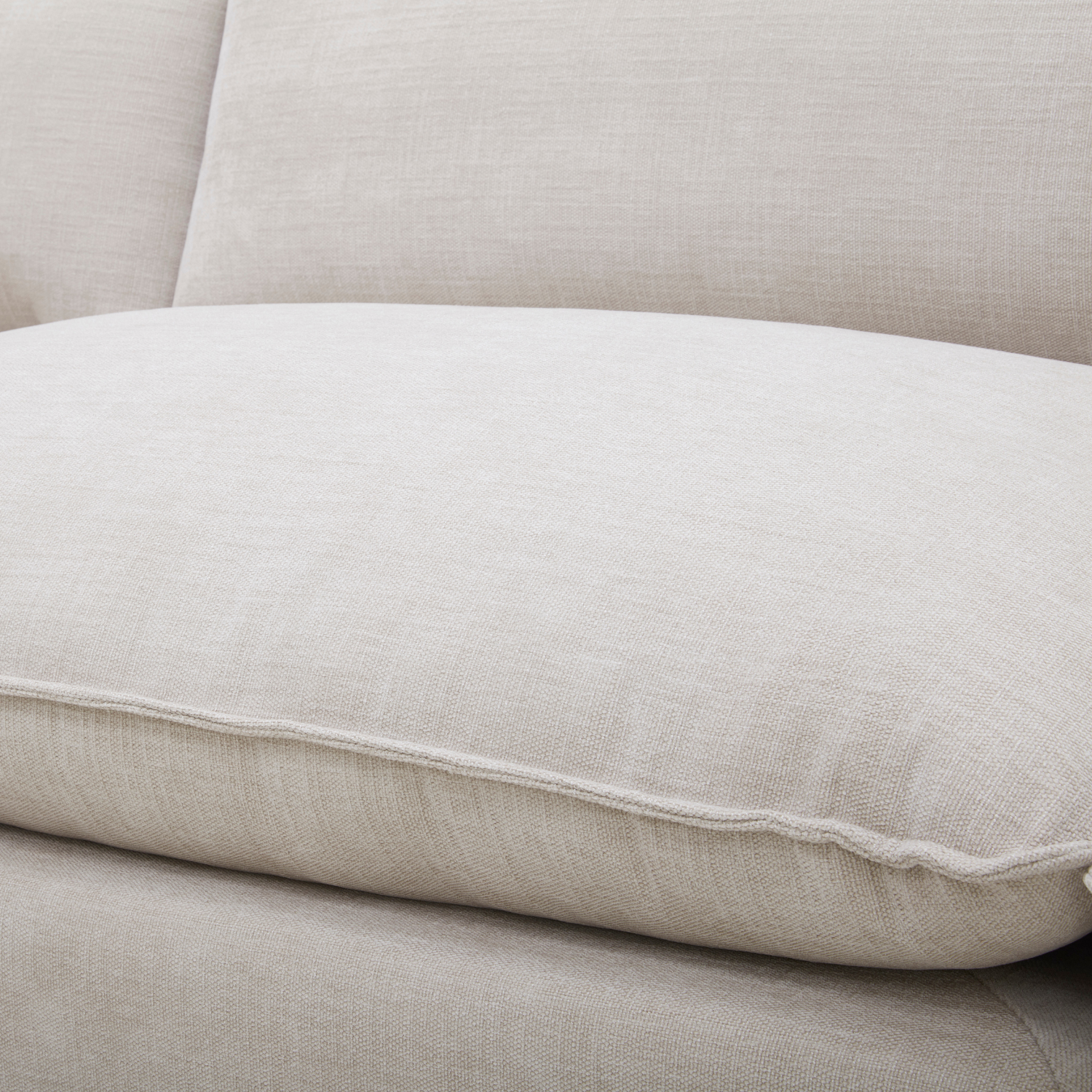 Capri L-Shape Sectional - Stone Grey Chenille