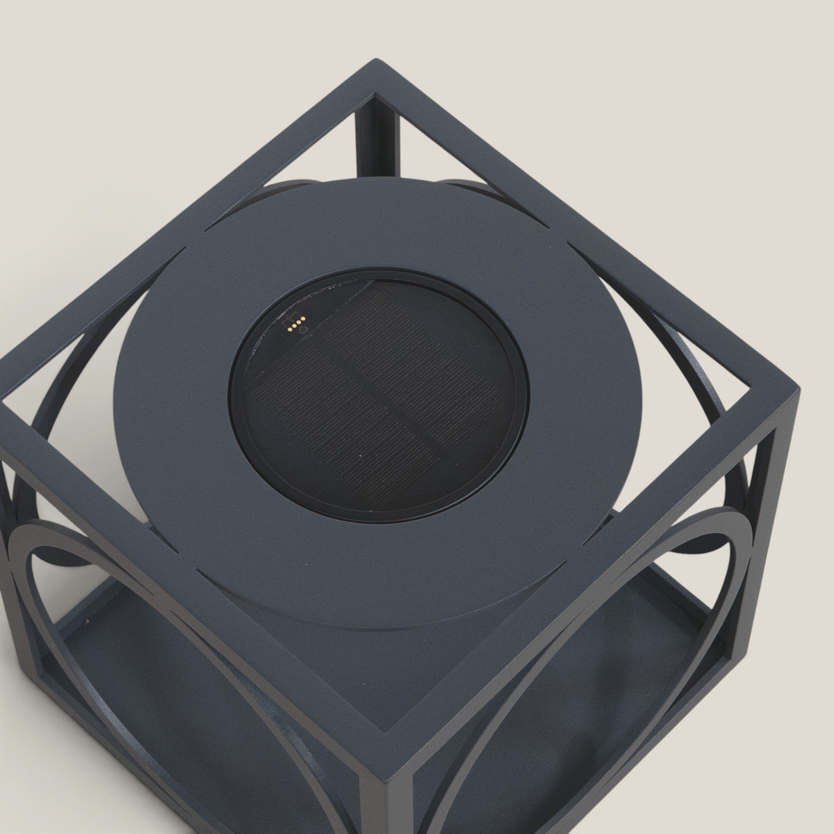 11" Aura Solar Light - Charcoal