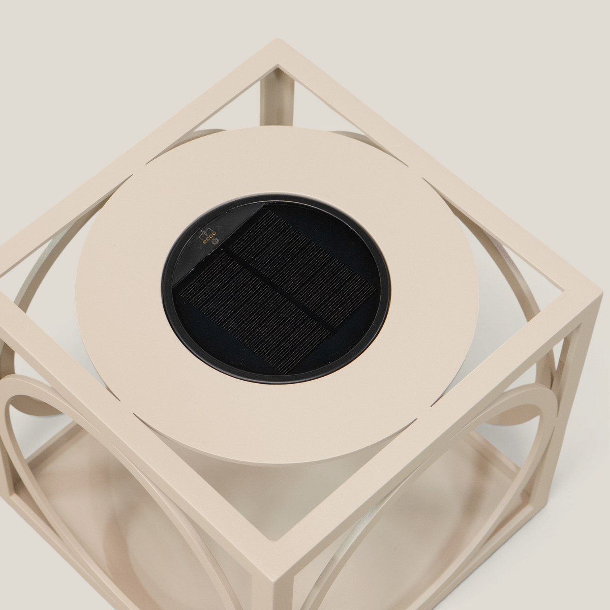 11" Aura Solar Light - Stone Taupe