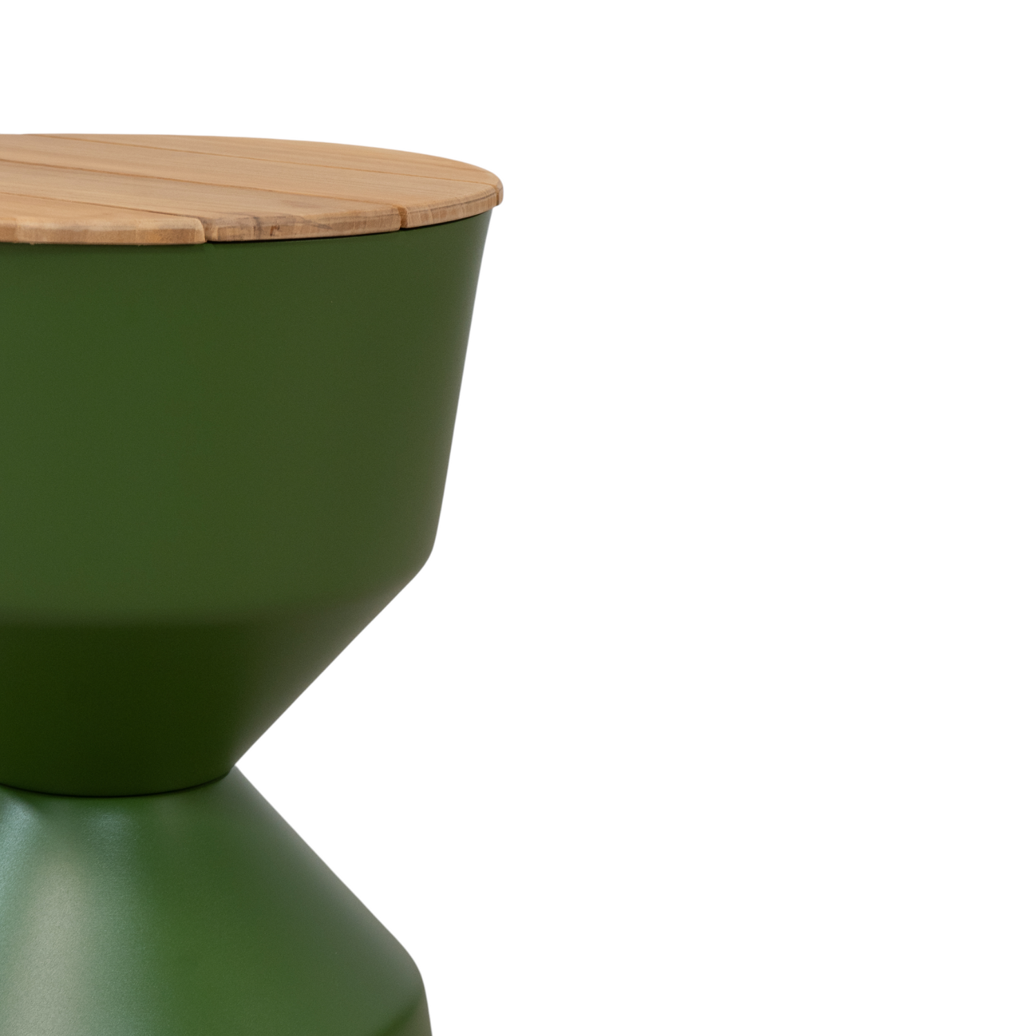 Sutton Ice Bucket End Table - Juniper Green