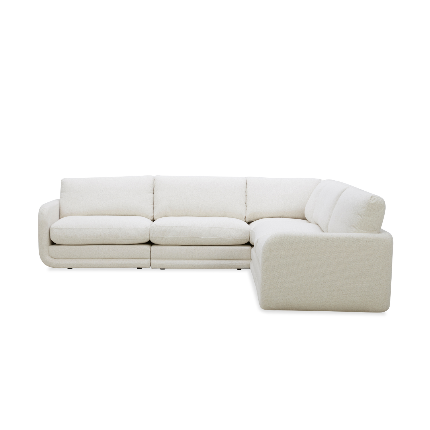 Banks L-Shape Sectional - Linen Weave