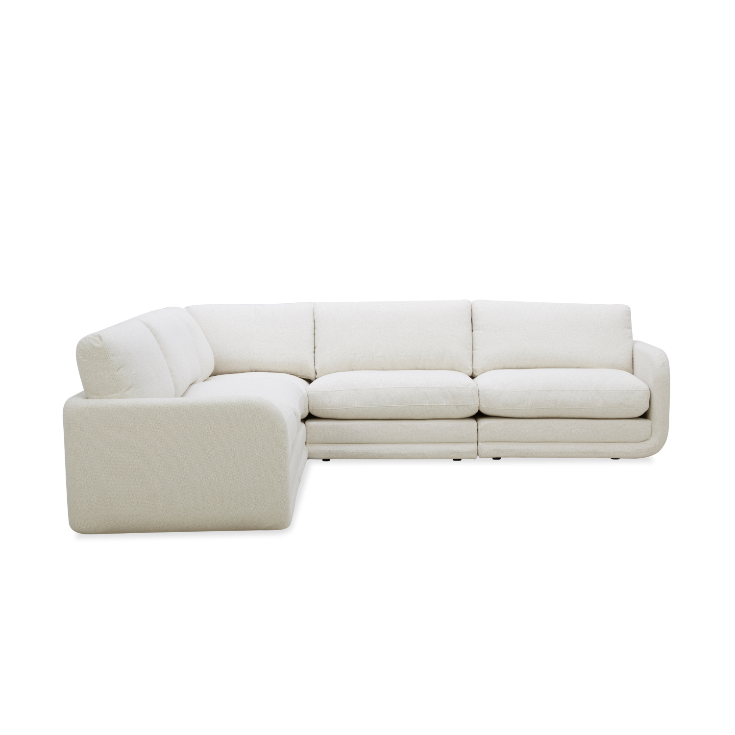 Banks L-Shape Sectional - Linen Weave