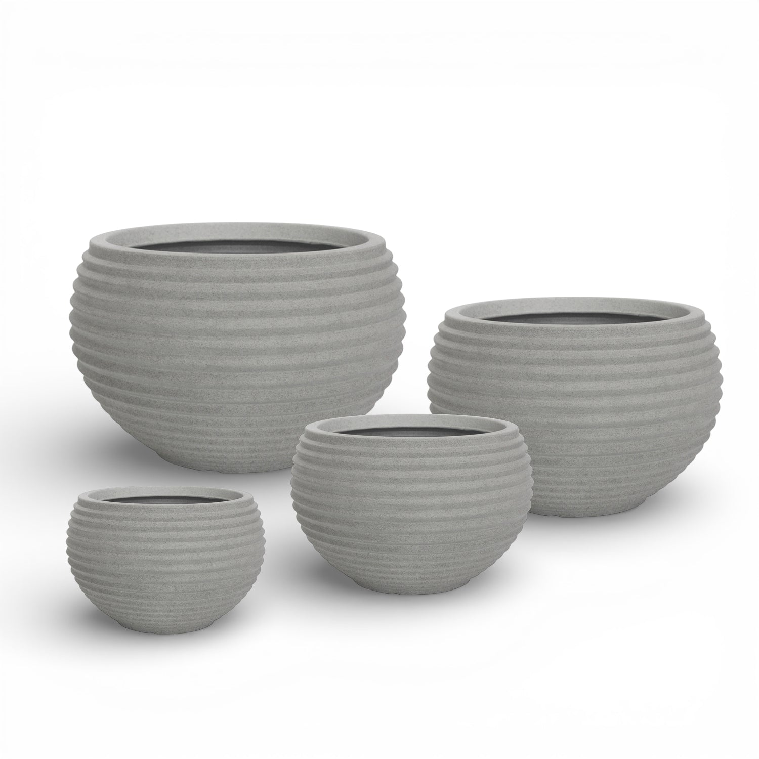 Welland Round Planter - Cement Grey