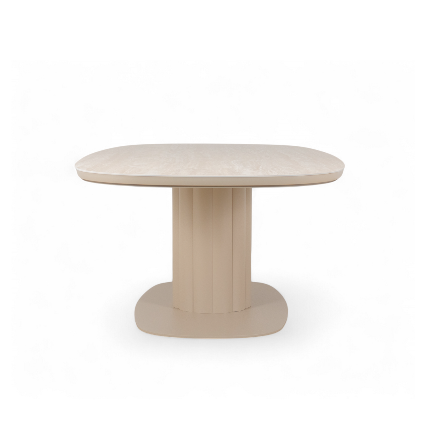 Alta Oval Ceramic Dining Table - Stone Taupe