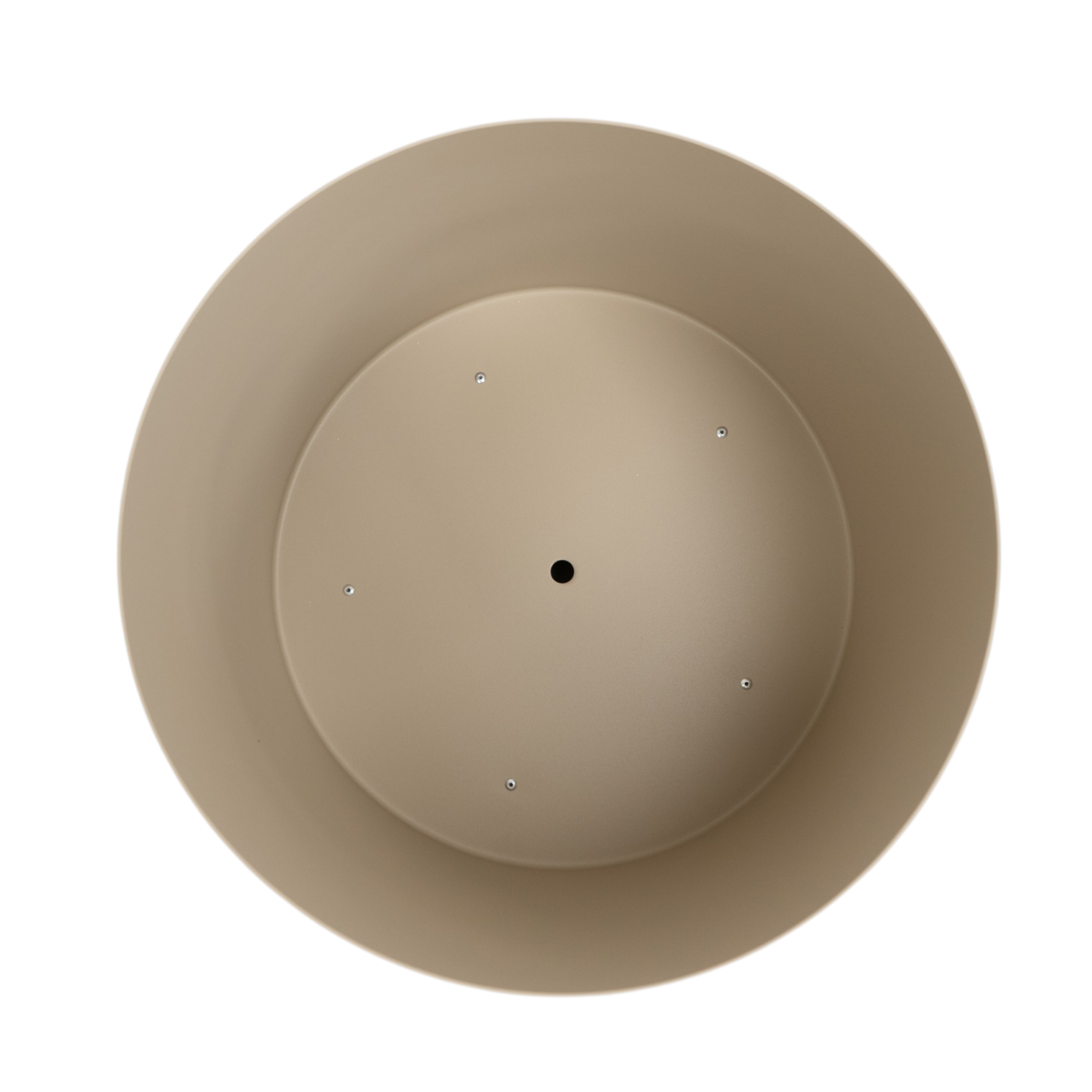 Lotus Metal Planter - Taupe