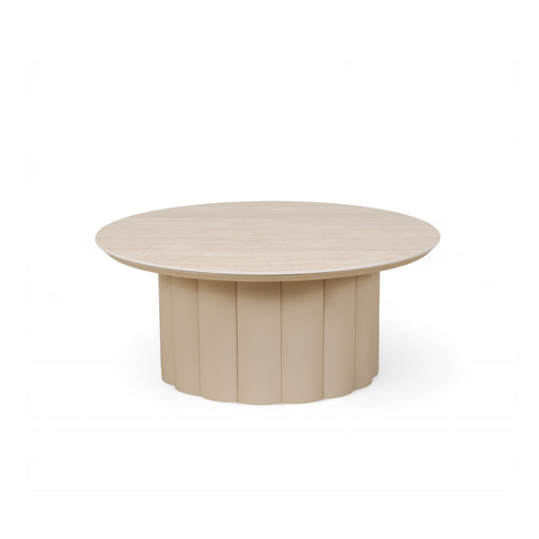 Alta Coffee Table w/ Ceramic Top - Stone Taupe