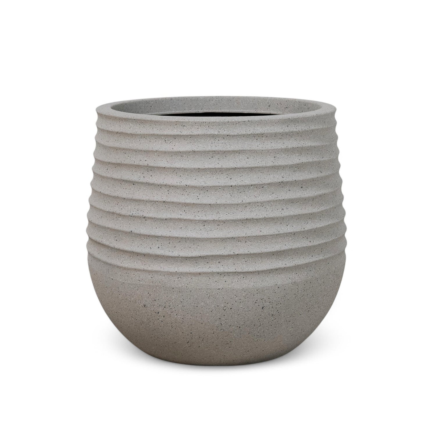 Welland Curved Planter - Cement Grey