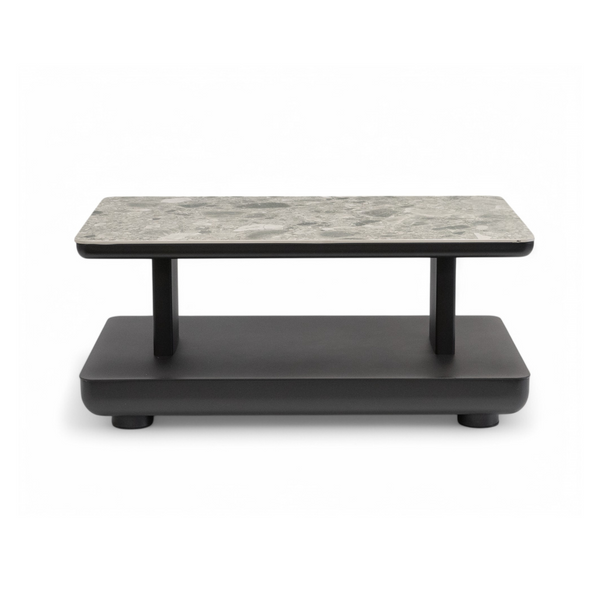 Blok Ceramic Top Charcoal Coffee Table