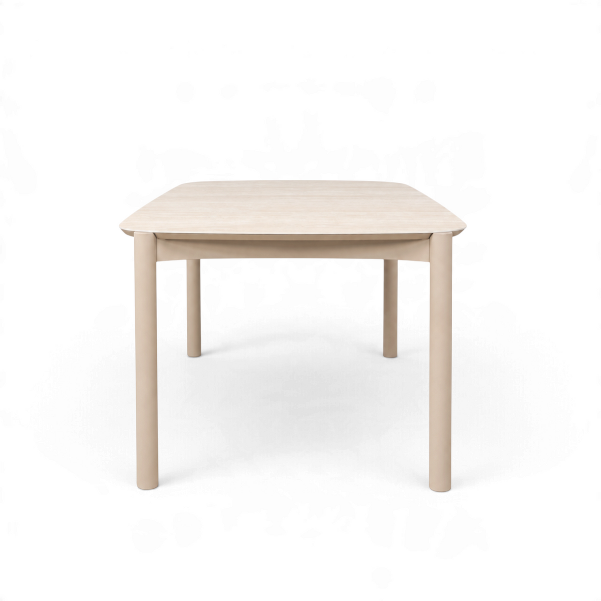 Bellvue Ceramic 70" Oval Dining Table - Stone Taupe