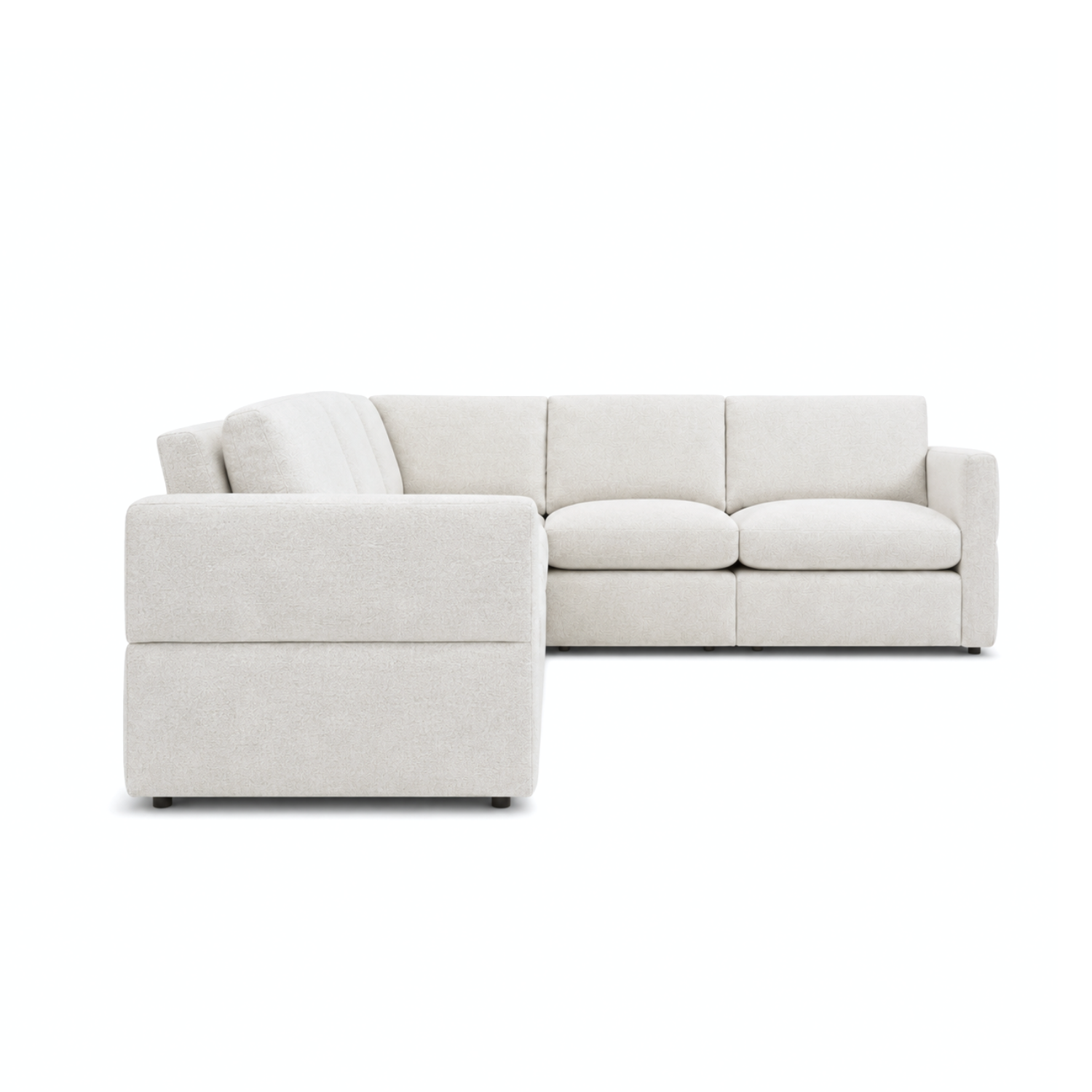 Sauveur L-Shape Sectional - Crypton® Nomad Snow