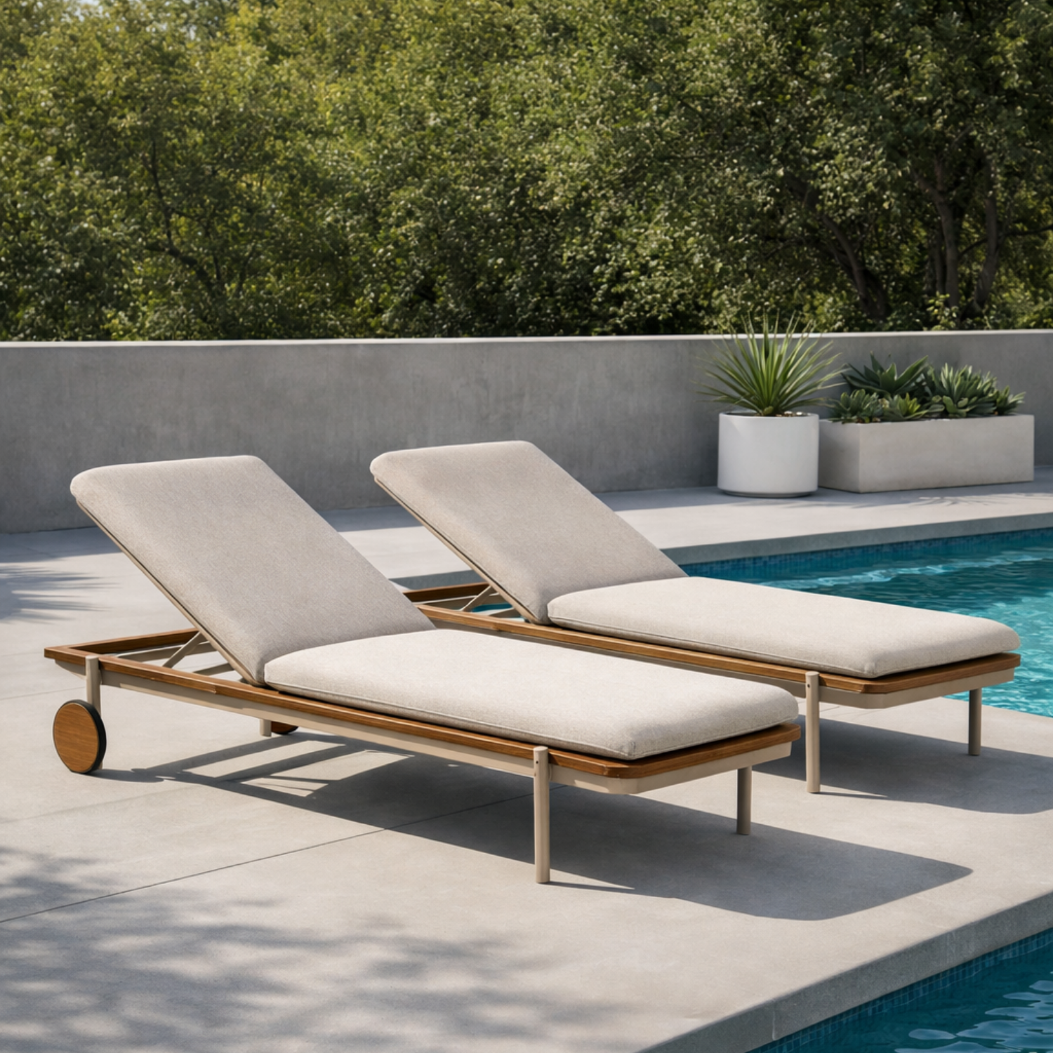 Alta Sun Lounger - Taupe