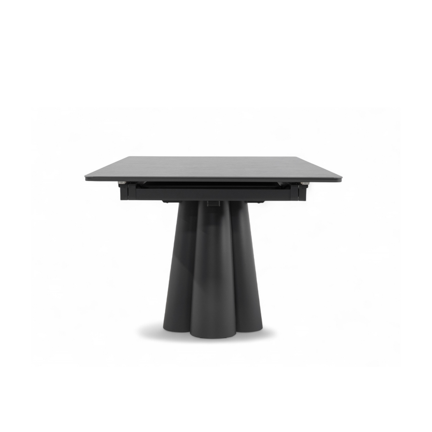 Grove Ceramic Extension Dining Table - Charcoal