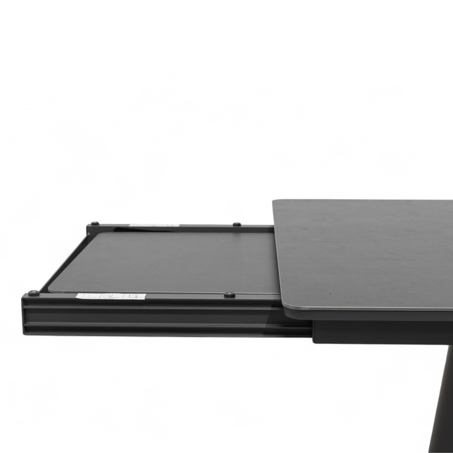 Grove Ceramic Extension Dining Table - Charcoal