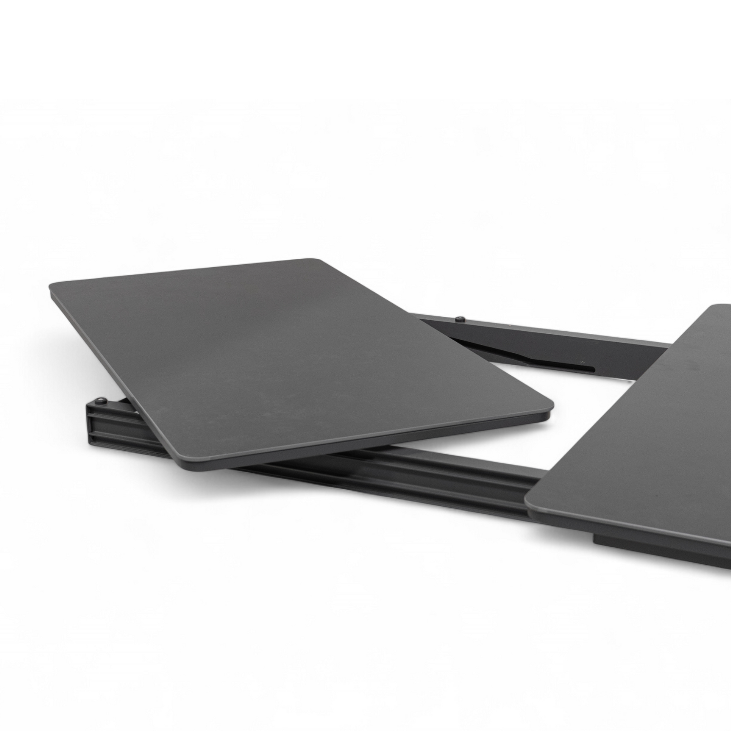 Grove Ceramic Extension Dining Table - Charcoal