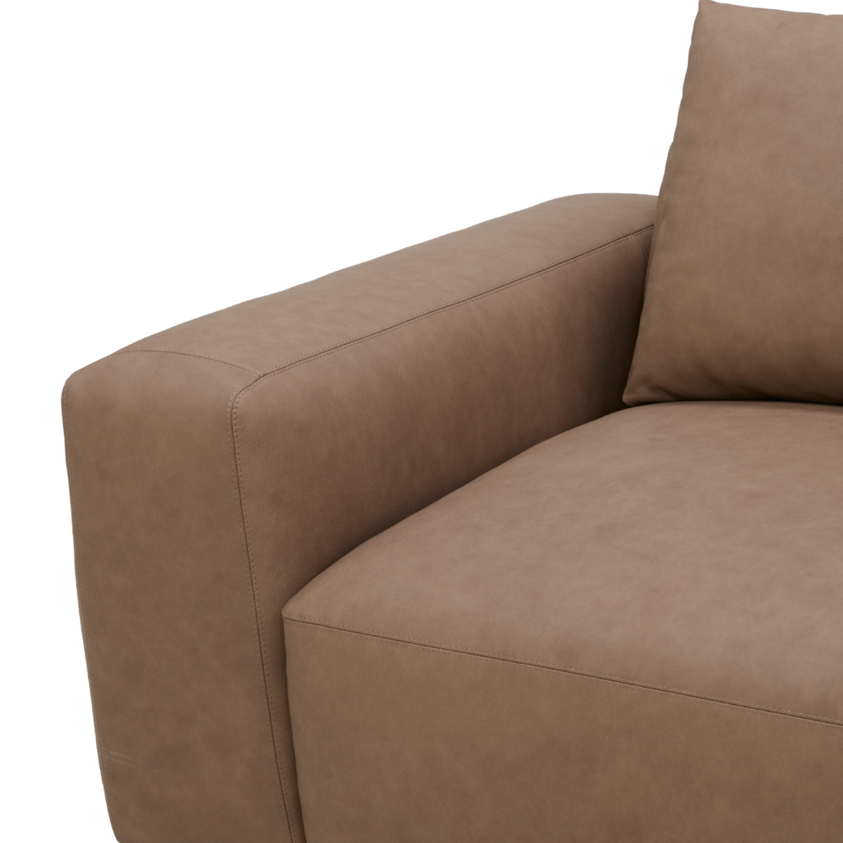 Haliburton 5pc Sectional - Safari Mocha Leather