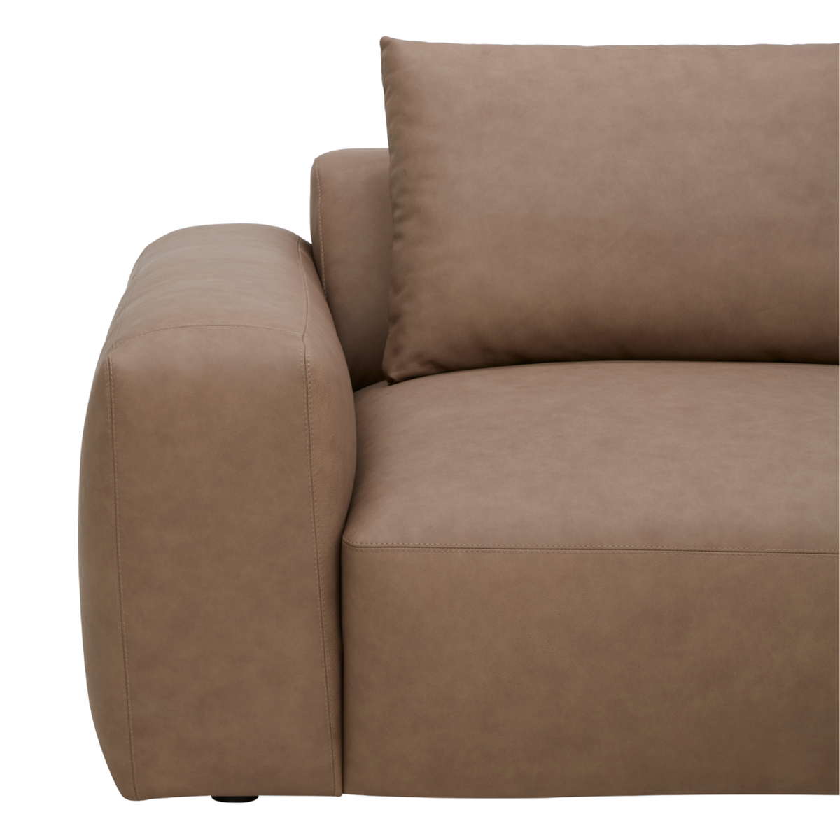 Haliburton 5pc Sectional - Safari Mocha Leather