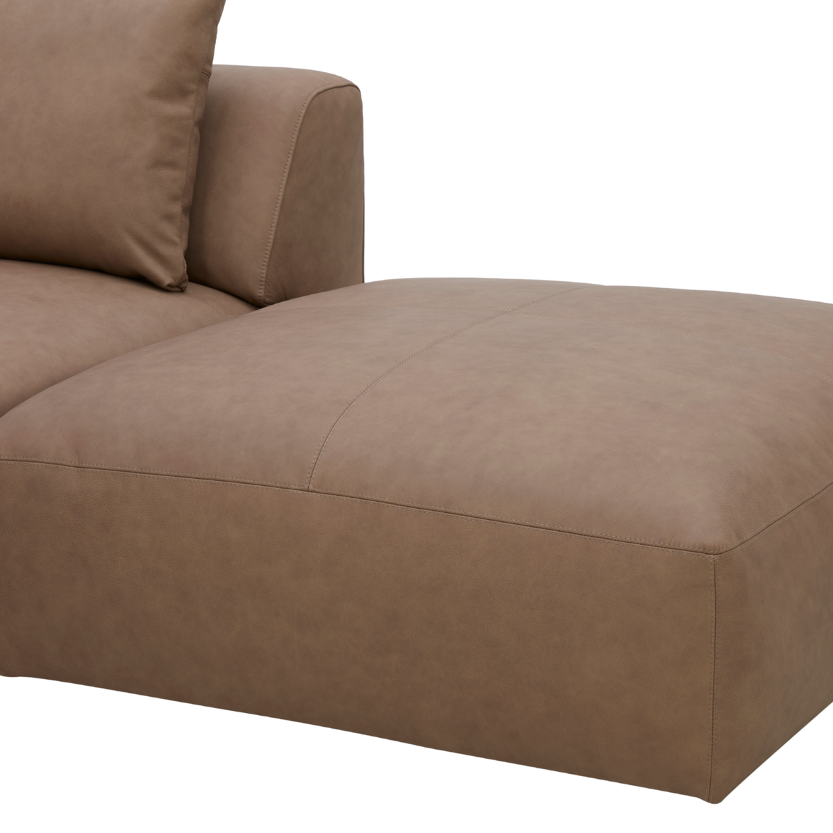 Haliburton 5pc Sectional - Safari Mocha Leather