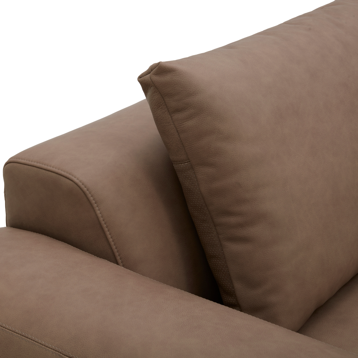 Haliburton 5pc Sectional - Safari Mocha Leather