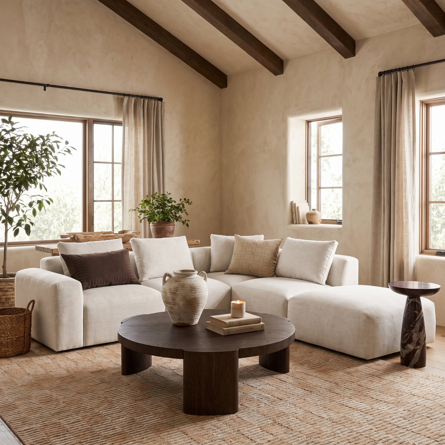 Haliburton 5pc Sectional - Crypton® Nomad Snow