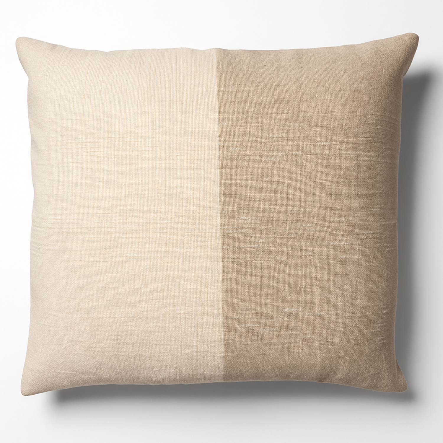 Woven Bordeaux Linen Toss Pillow