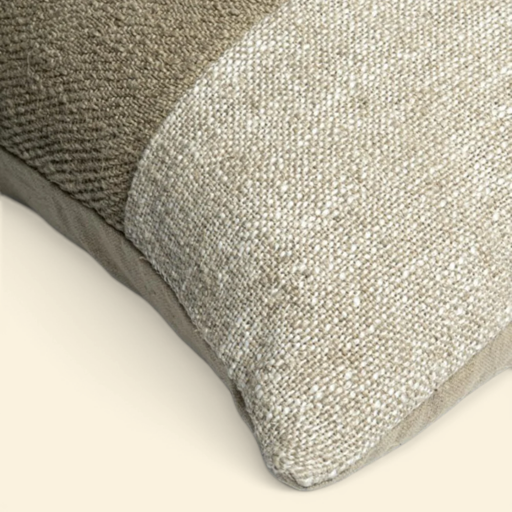 Patched Bayview Kidney Toss Pillow