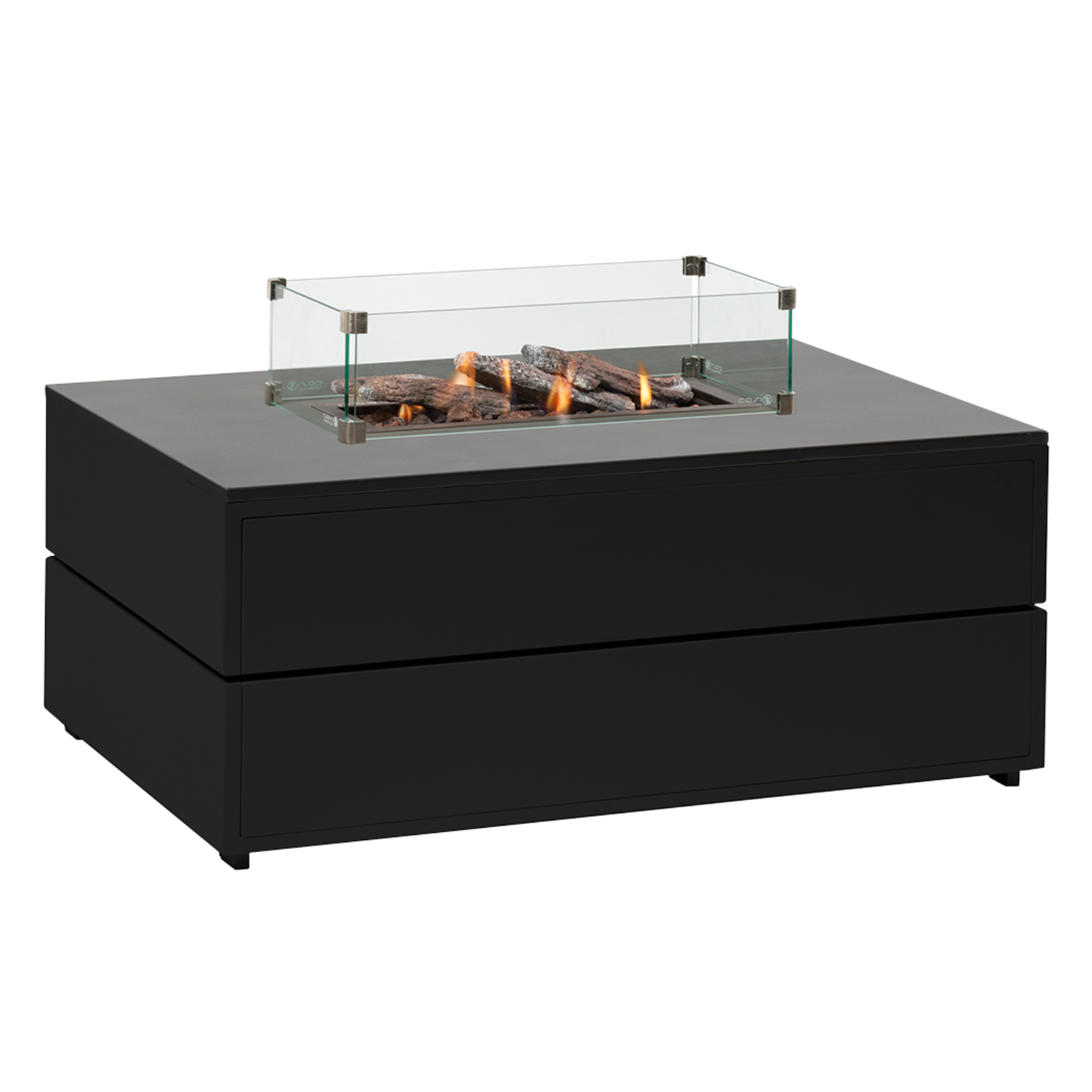 Pure Rectangular Black Metal Fire Table – Hauser Company Stores