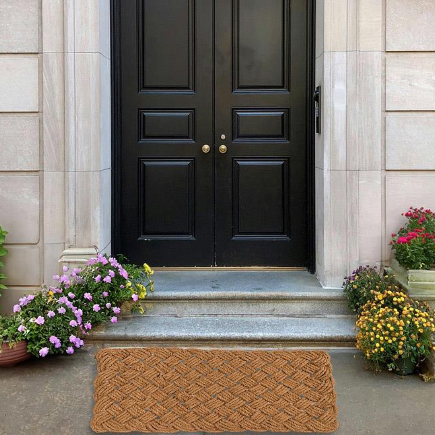 Woven Rope Natural Doormat