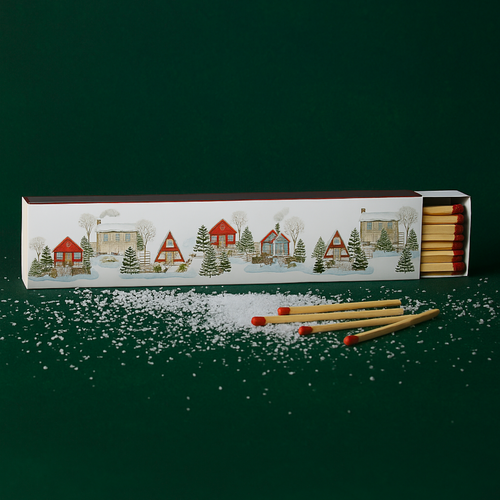 Winter Village Fireplace Matches- 40PCS