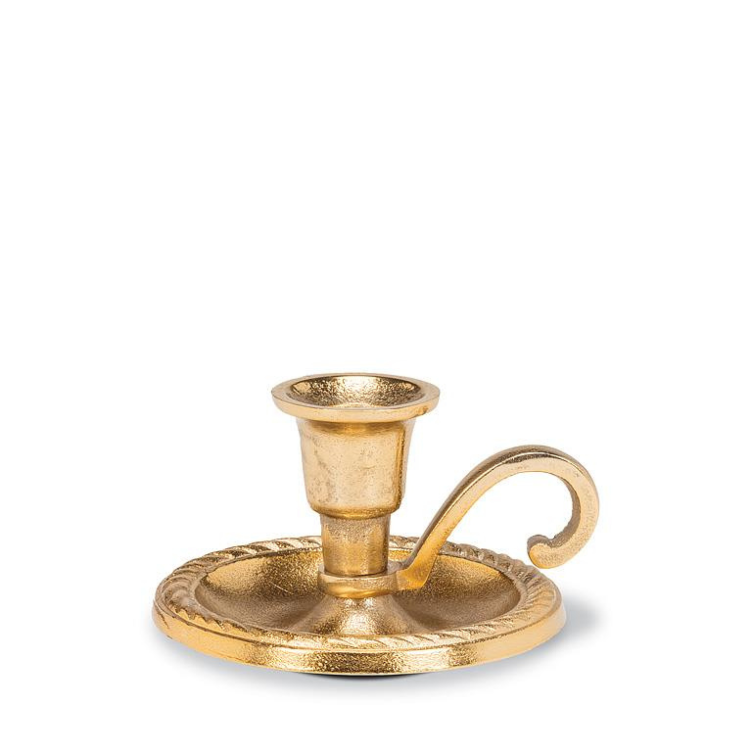 Gold Chamber Candlestick Holder